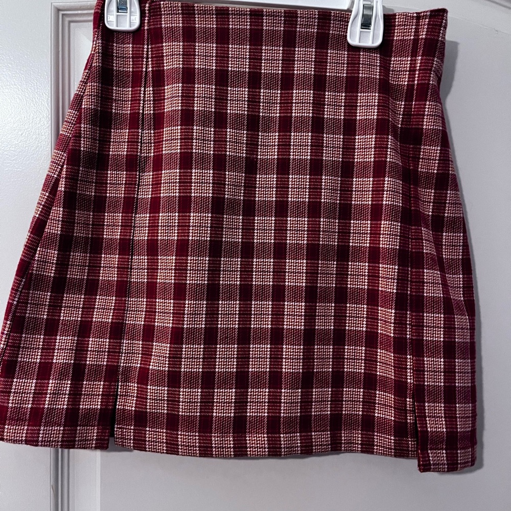 Brandy Melville Plaid Pencil Skirt